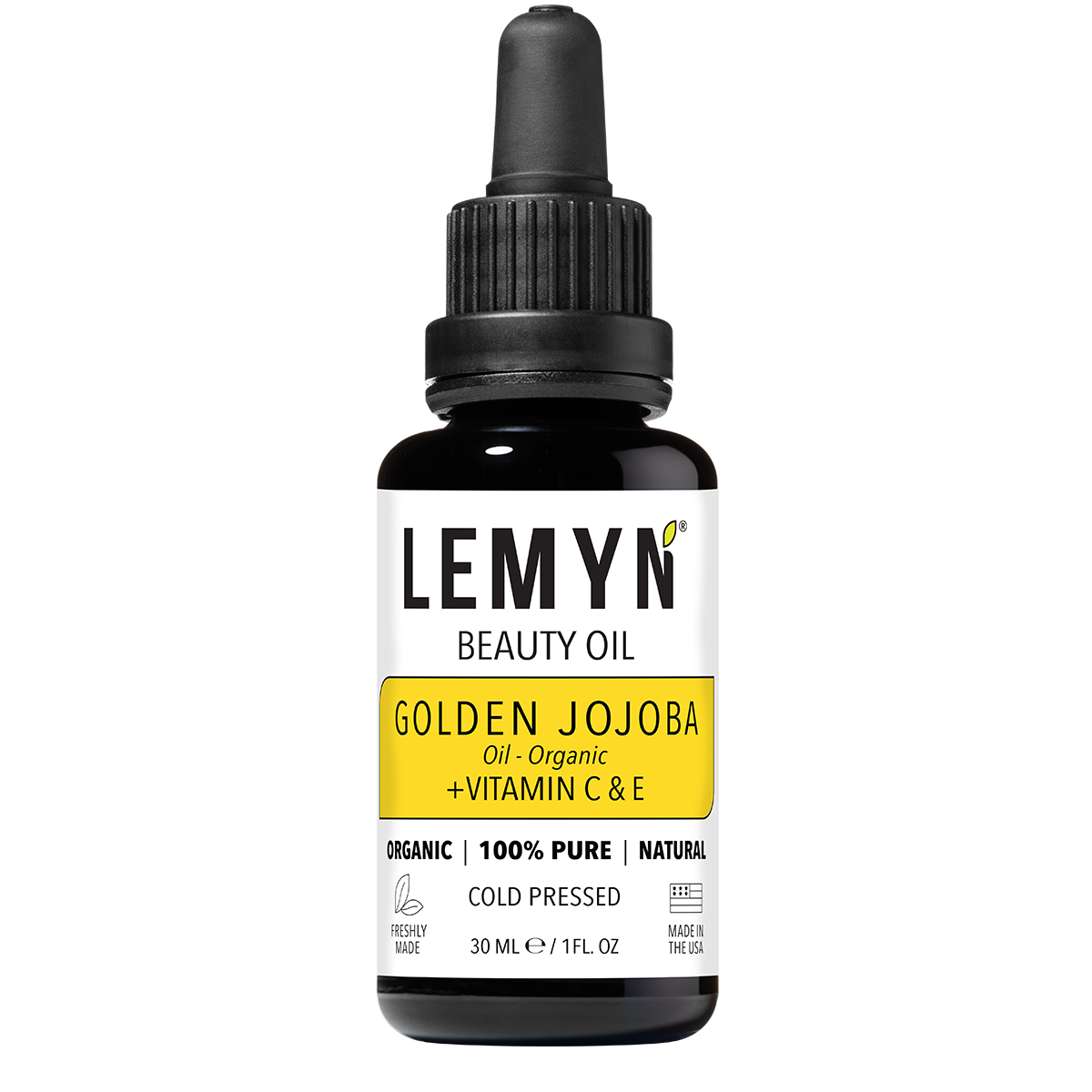 Golden Jojoba Face Oil | Vitamin C &amp; E Supercharged | Freshly Made | Organic